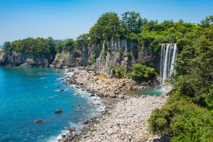 Waterfall in Jeju