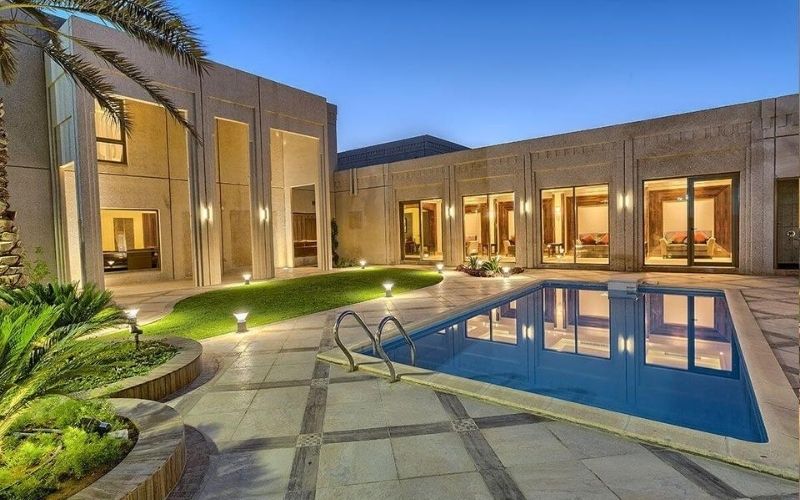 Saudi compound pool Saudi compound pool