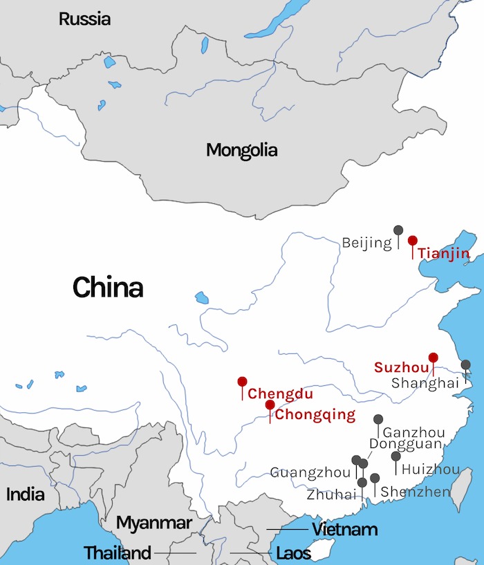 Tier 2 China Cities