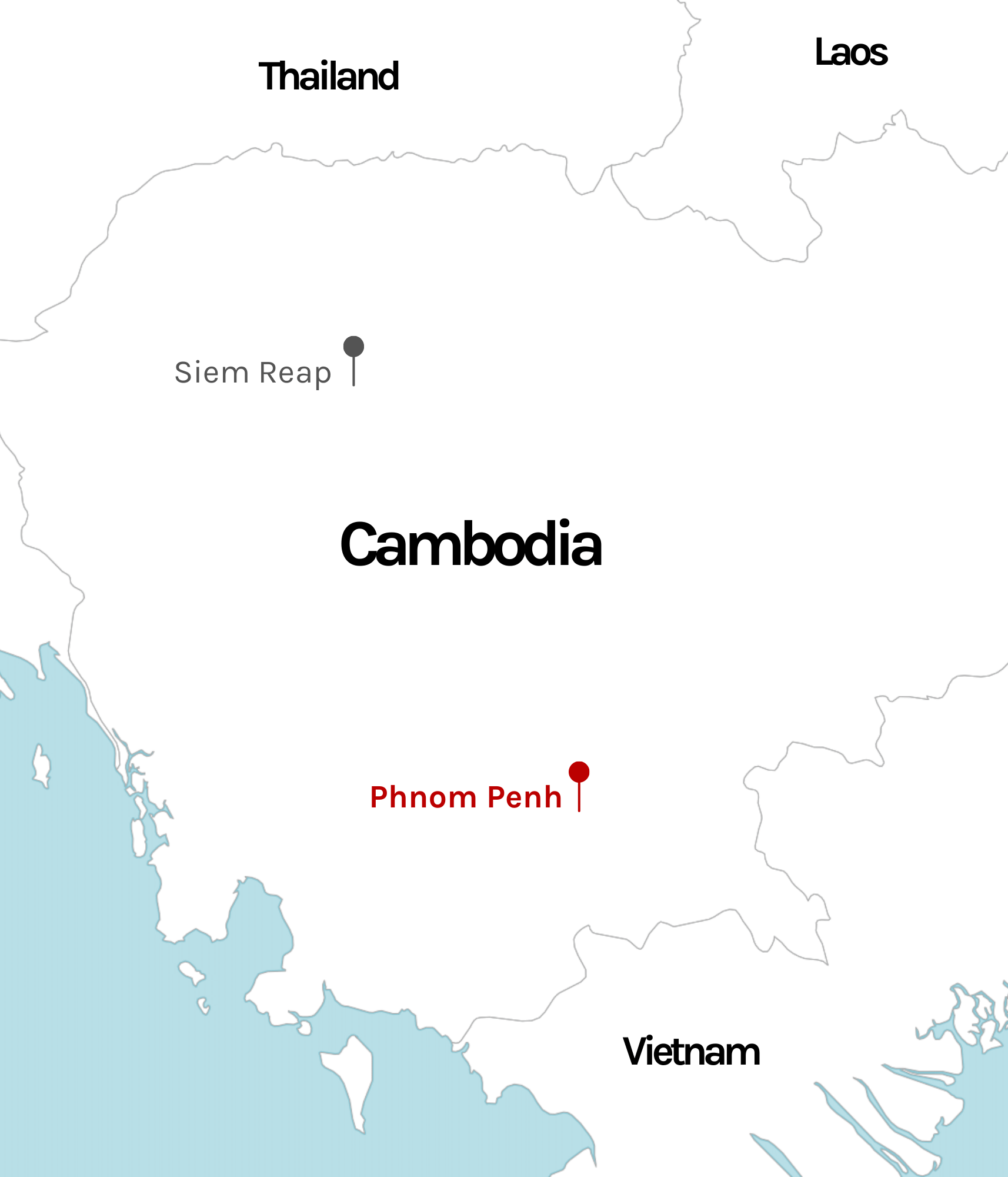 Phnom Penh map